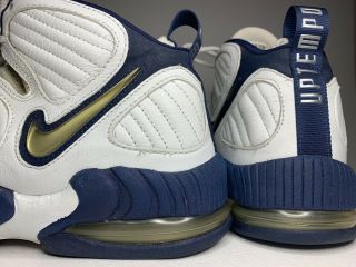 VTG 1998 Nike Air Uptempo Max “White / Obsidian” OG US 10.  5 [830073 - 101] 5