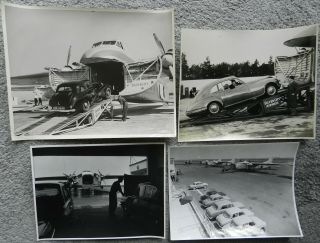 4 X Large Vintage Photos - Silver City Airways Bristol B170