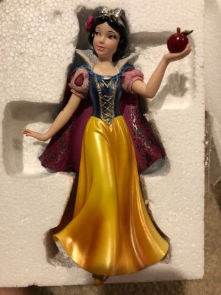 Disney Enesco Couture de Force Snow White Statue 4031542 Retired RARE 2