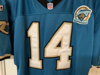 Vintage 1995 Jacksonville Jaguars 14 Team Issued Wilson 44,  2 Large NFL Jersey 6