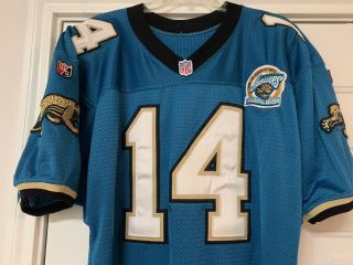 Vintage 1995 Jacksonville Jaguars 14 Team Issued Wilson 44,  2 Large NFL Jersey 7