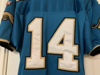 Vintage 1995 Jacksonville Jaguars 14 Team Issued Wilson 44,  2 Large NFL Jersey 8