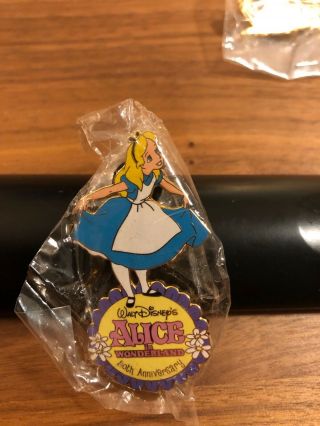 Disney Alice In Wonderland 50th Anniversary Pin Le100 - Alice Rare