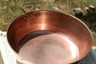 French Vintage Chef Copper Jam Confiture Preserve Pan 1.  3kg/2.  9lbs D38/15inch 4