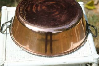 French Vintage Chef Copper Jam Confiture Preserve Pan 1.  3kg/2.  9lbs D38/15inch 7