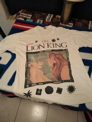 Vintage 90s The Lion King T Shirt Jerry Leigh Movie Promo Simba Disney Sz: Xl