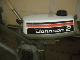 Vintage Johnson Sea - Horse 2 H.  P.  Outboard Boat Motor