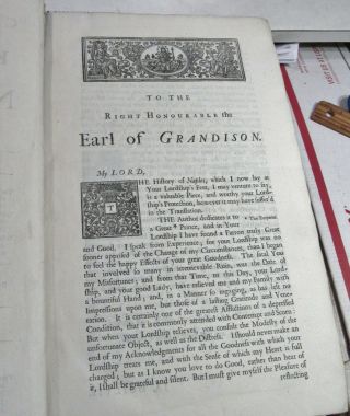 HISTORY OF THE KINGDOM OF NAPLES/1729/RARE 1st Ed/English by JAMES OGILVIE/2 VOL 7