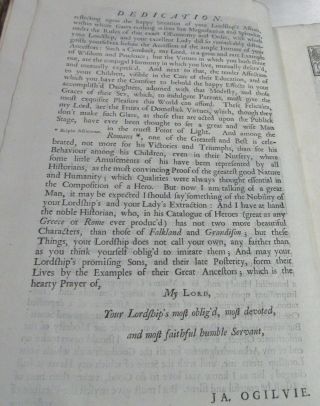 HISTORY OF THE KINGDOM OF NAPLES/1729/RARE 1st Ed/English by JAMES OGILVIE/2 VOL 8