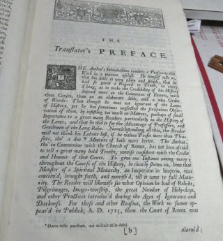 HISTORY OF THE KINGDOM OF NAPLES/1729/RARE 1st Ed/English by JAMES OGILVIE/2 VOL 9