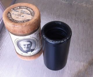 Rare The Trust Question William Jennings Bryan Edison Cylinder Phonograph Record