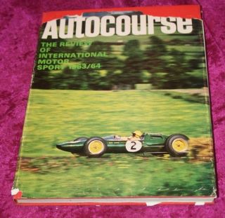 Very Rare Edition Autocourse Annual 1963/64 Jim Clark Lotus F1 Champion
