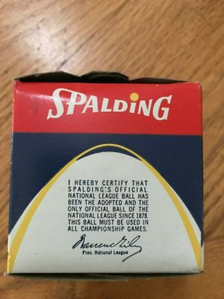 Vintage Spalding Official National League Baseball Warren Giles ' 52 - ' 57NEW IN BX 3