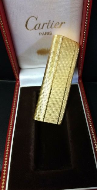 Vintage Gold Plated Cartier Lighter Looks