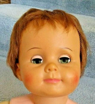 Vintage Saucy Walker Doll 28” 1950 - 1960’s T - 28X - 80 Ideal Toy Corp Org Shoes Sock 2