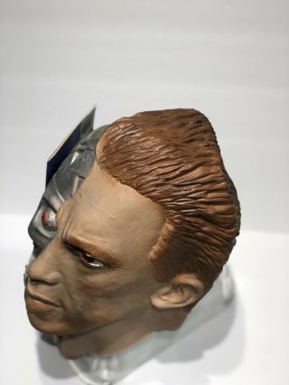 RARE Vintage 1991 Terminator 2 Judgement Day Rubber Halloween Mask Kenner 3