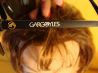 Gargoyles Vintage 80 ' s Terminator Sunglasses with Black Frame & Lens Bl 4