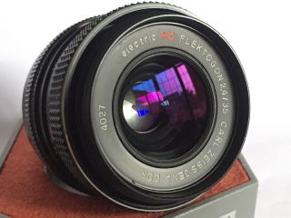 Rare 4 - digit Full Service Carl Zeiss FLEKTOGON 2.  4/35mm Wide Angle Lens M42 4