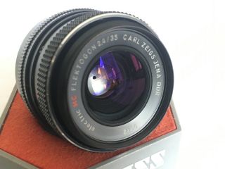 Rare 4 - digit Full Service Carl Zeiss FLEKTOGON 2.  4/35mm Wide Angle Lens M42 6