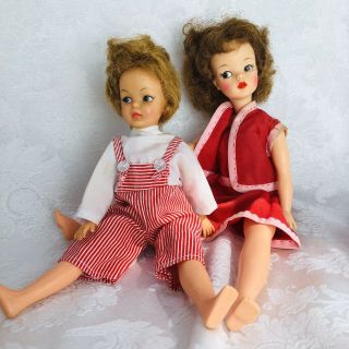 Tammy’s Little Sister Pepper and Tammy Doll 1960s 2 Dolls Vintage Ideal Toy Corp 2
