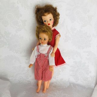 Tammy’s Little Sister Pepper and Tammy Doll 1960s 2 Dolls Vintage Ideal Toy Corp 3