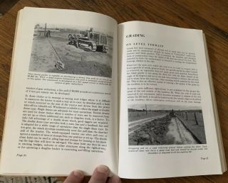 Caterpillar Tractor Roads,  Canals: 1938,  RARE book “first Performance Handbook” 3