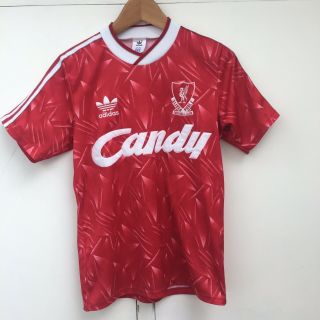 LIVERPOOL AUTHENTIC 1989/1991 VINTAGE ADIDAS ‘CANDY’ HOME SHIRT (EXTRA SMALL) 2