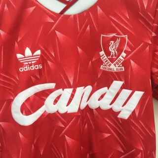 LIVERPOOL AUTHENTIC 1989/1991 VINTAGE ADIDAS ‘CANDY’ HOME SHIRT (EXTRA SMALL) 3