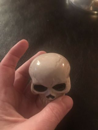 Rare Nora Fleming Scary Skull Mini - 4