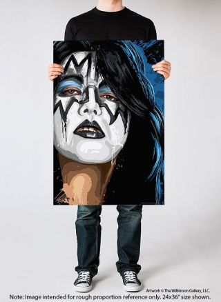Kiss Ace Frehley: Large Size Art / Poster Vintage And Modern Designs Lp / Album