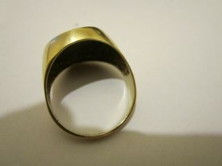 VINTAGE LIVERPOOL FOOTBALL CLUB 9CT HALLMARKED GOLD RING 4.  5 GRAM SIZE V 2