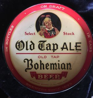 Vintage Old Tap Bohemian Beer Metal Tray