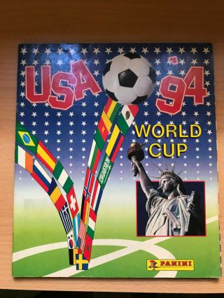 Usa 1994 World Cup Wc Wm 94 Panini Football Sticker Album - 100 Complete Rare