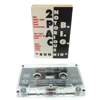 2pac Notorious Big Runnin Cassette Tape 1996 Tupac Biggie Is It A Dream Vintage