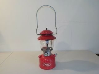 Vintage Coleman 200a Red Lantern Dated 5 79