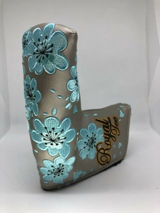 Limited Release Scotty Cameron Tiffany Blossom Royal Tee Putter Headcover Rare