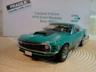 Danbury 1970 Mustang Boss 429.  Rare Le.  1:24.  Nib.  Undisplayed.  Pristine