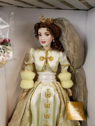 Franklin Faberge Sonja Russian Fall Bride Doll Porcelain 18 " (rare)