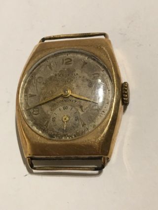 9K Gold Vintage Helvetia Wristwatch 8