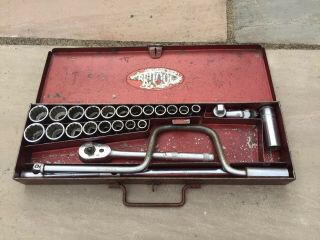 Vintage Britool 1/2” Drive Socket Set