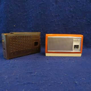 Vintage Matsushita T - 50 6 - Transistor Radio Good Cond Rare Color See Pic