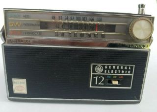 GE Transistor Radio P - 1860A Shortwave AM FM Radio Vintage General Electric 4