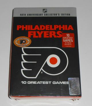 Vintage Philadelphia Flyers 10 Greatest Games Dvd Set Nhl History Hockey Phila