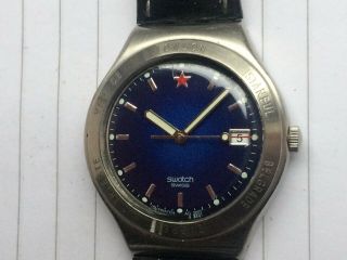 SWATCH VINTAGE JAMES BOND QUARTZ - “FROM RUSSIA WITH LOVE 1964” - ST STEEL - IN F.  W.  O 2