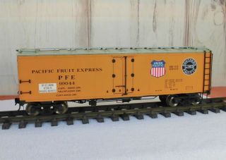 Accucraft (1:32 Scale) P.  F.  E.  " Dry Ice " Steel - Sided Reefer - Very Rare