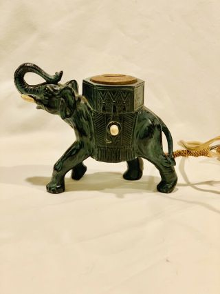 Antique Vintage Art Deco Cigar Cigarette Elephant Lighter Electric European