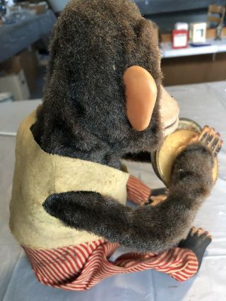 Vintage MUSICAL JOLLY CHIMP Daishin JAPAN BATTERY - OP monkey with cymbals 8
