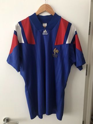 France National Football Team Vintage Shirt Maillot For The 1992/1994 Period