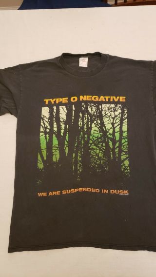 Vintage Type O Negative Shirt,  Suspended In Dusk