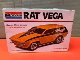 Vintage Monogram 1/24 Scale Rat Vega Model Kit